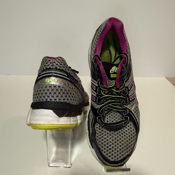 Asics Men’s Gray and Purple Athletic Shoes - Size 10 main image 7
